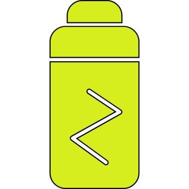 yeşil meyve suyu ikonu, taslak biçimi