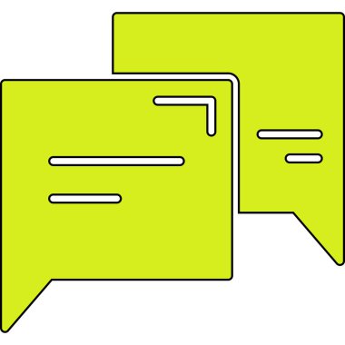 Konuşma baloncuklarının vektör çizimi