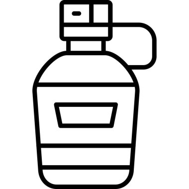 şişe simgesi vektör illüstrasyonu