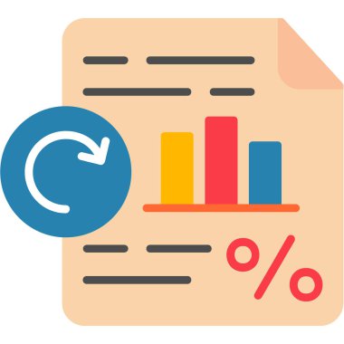Grafik düz simgesi, vektör, illüstrasyon