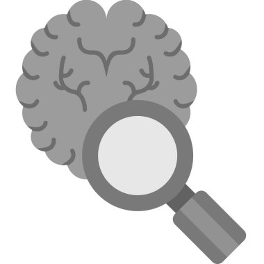 Beyin büyütme cam simgesi