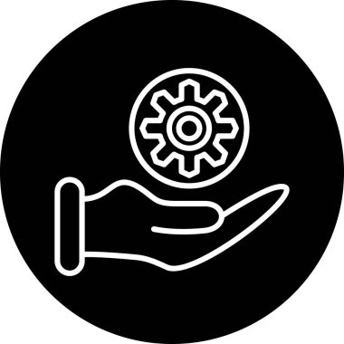 Modern simge tamir simgesinin vektör illüstrasyonu