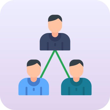 iş takımı simgesi vektör illüstrasyonu