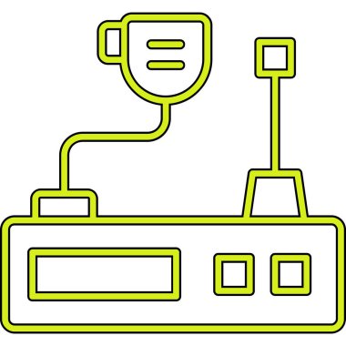 router simgesi vektör illüstrasyonu