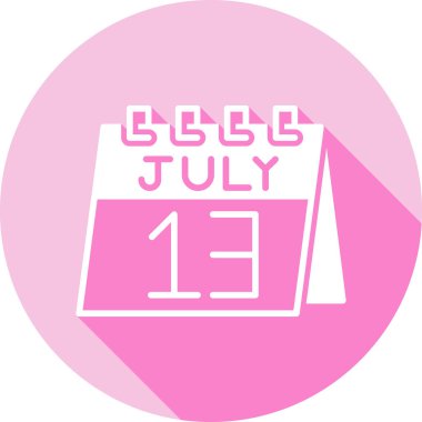 13 Temmuz 'da tek bir gün simgesinde