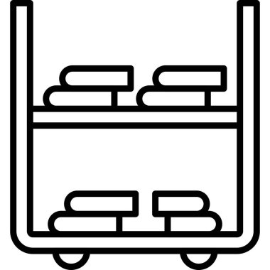 mobilya kutsal kişilerin resmi, vektör çizim