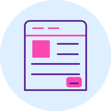 seo modern simgesinin vektör illüstrasyonu