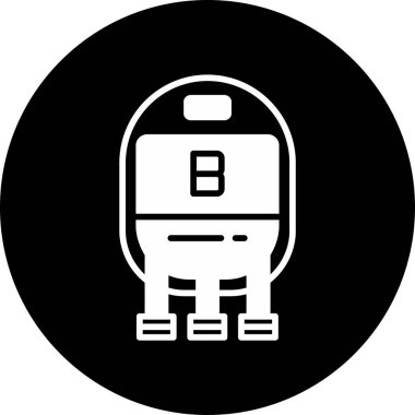 Modern b 'nin vektör illüstrasyonunda b yok