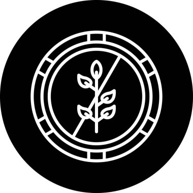 Bir yaprak simgesinin vektör illüstrasyonu