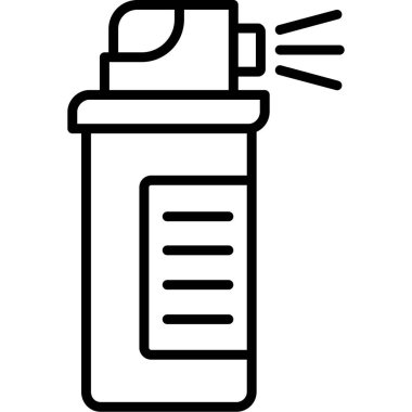 Şişe simgesi, anahat stili