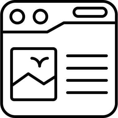 belge simgesi, vektör çizimi