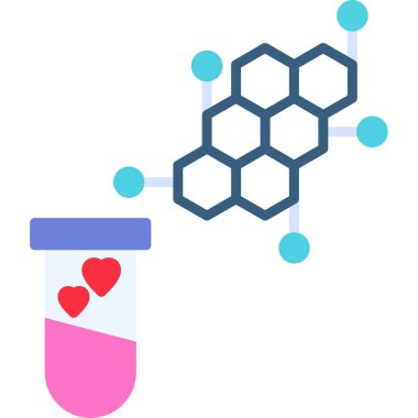 Mavi ve pembe hapların vektör çizimi