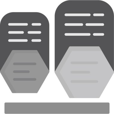 Dosya. Web simgesi basit illüstrasyon