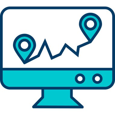 GPS konumu. Basit resimleme