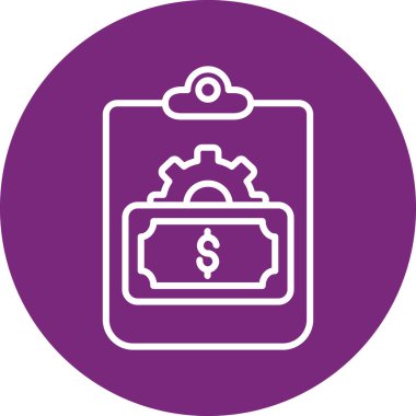 Dolar simgesi vektör illüstrasyonu