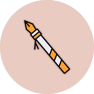 kalem simgesi vektör illüstrasyonu