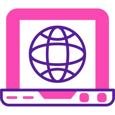 bilgisayar simgesi vektör illüstrasyonu