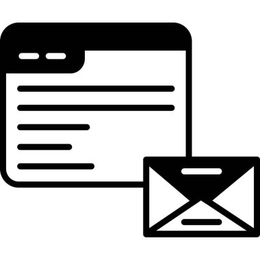 e- posta simgesi, basit biçim