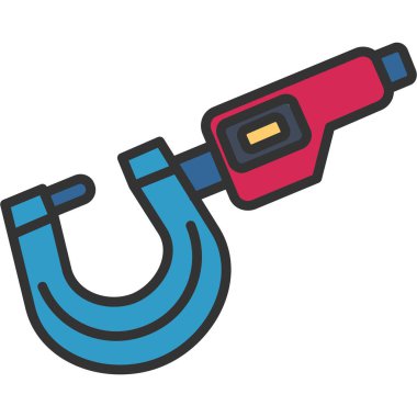 Mıknatıs Web simgesi basit illüstrasyon