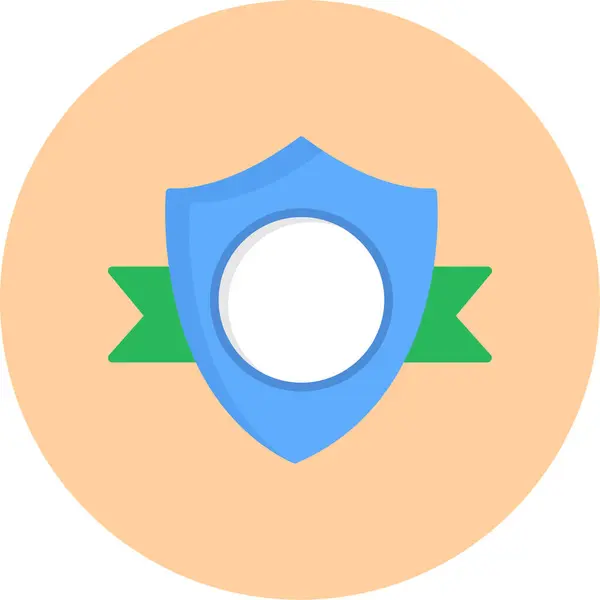 Kalkan. Web simgesi basit illüstrasyon