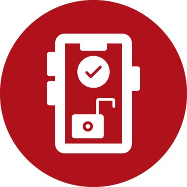 akıllı kamera simgesi vektör illüstrasyonu