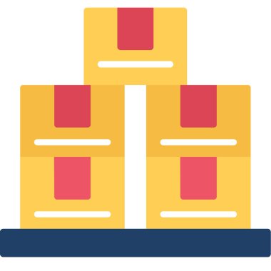 nakliye lojistik simgesini düz bir şekilde teslim et