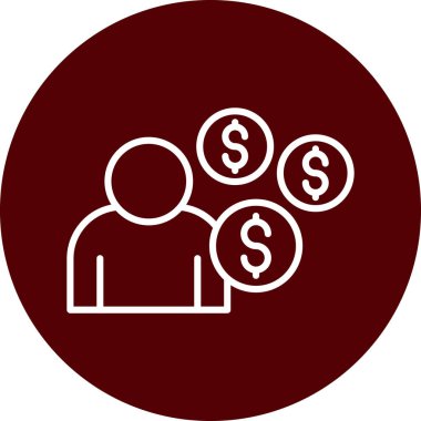 İş adamlarının vektör çizimi finansmanı