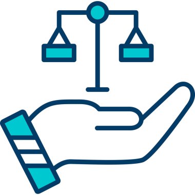 kanun simgesi vektör illüstrasyonu