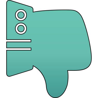 Bir çizgi film mavi ve beyaz arkaplanının vektör çizimi