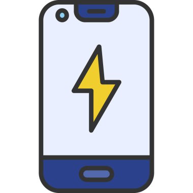 Telefon simgesi vektör illüstrasyonu