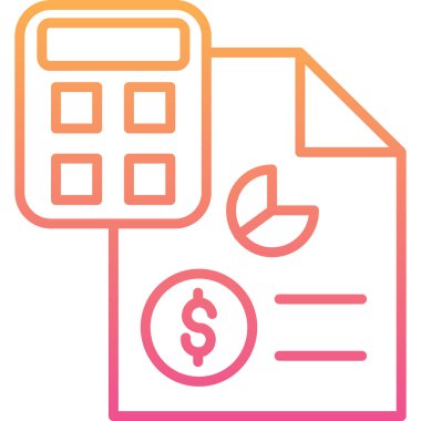 İş. Web simgesi basit illüstrasyon