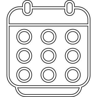 Mutfak yemeği pişirme ikonu ana hatlarıyla