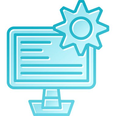 Belge. Web simgesi basit illüstrasyon