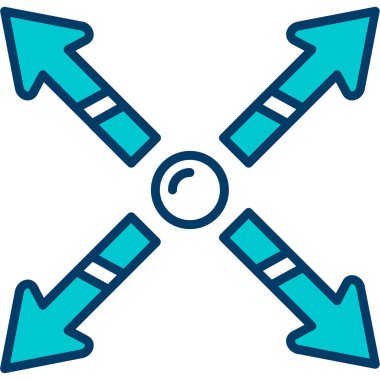 Ok simgesi. Basit resimleme