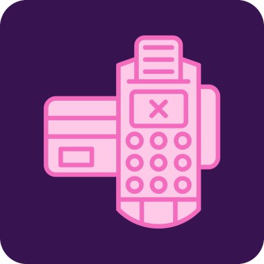 Kredi kartı ikonu vektör illüstrasyonu