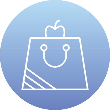 elma ağı ikonu vektör illüstrasyonu