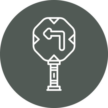 Modern oto tamir simgesinin vektör illüstrasyonu