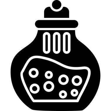 Şişe. Web simgesi basit illüstrasyon