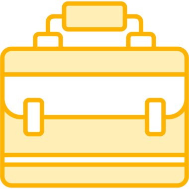 Çanta. Web simgesi basit illüstrasyon