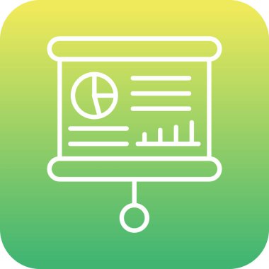 vektör lcd simgesi illüstrasyonu