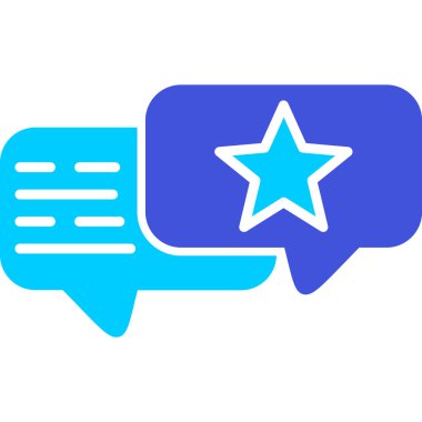 Sohbet simgesi vektör illüstrasyonu