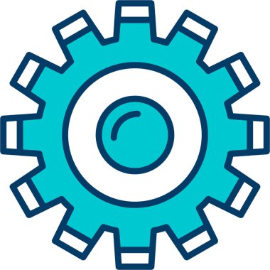 Teçhizat Web simgesi basit illüstrasyon