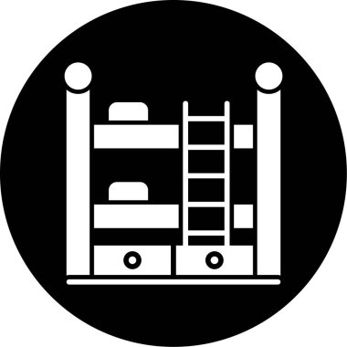 Bina. Web simgesi basit illüstrasyon