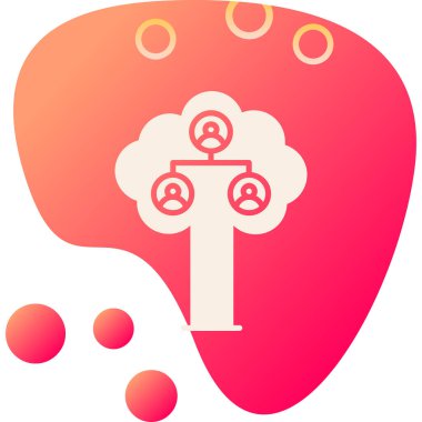 Beyin simgesi, vektör illüstrasyonu