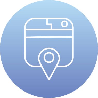 harita işaretleyici ağ simgesi