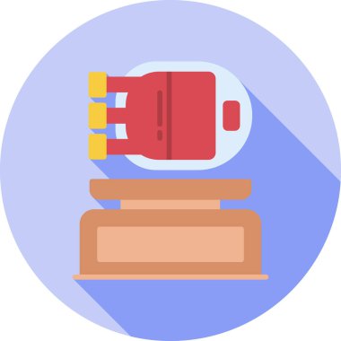 Elektrik bataryası. basit tasarım vektörü