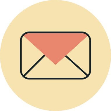 e- posta ileti vektörü simgesi