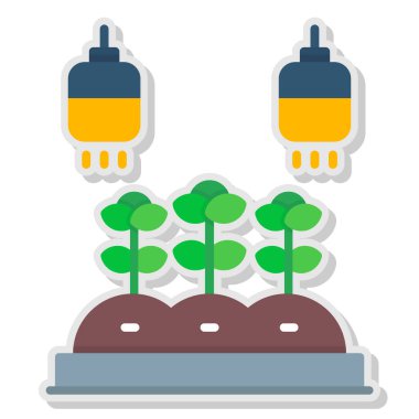 bitki simgesi vektör illüstrasyonu