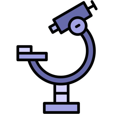 teleskop simgesi vektör illüstrasyonu