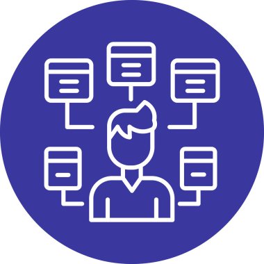 İş adamları. Basit tasarım